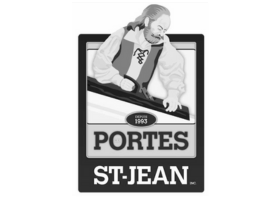 Logo de Portes St-Jean, fabricant de portes intérieures distribué par Économat.